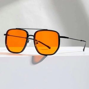 Top Bar Square Frame Fashion Sunglasses